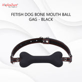 Black Fetish Dog bone Mouth Gag at itspleaZure