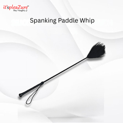 Spanking paddle whip on a white background with 'it's pleaZure' branding.