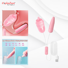 ItspleaZure Mini USB Tongue Egg Vibrator