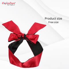 Black & Red BDSM Blind Fold Eye-mask from Itspleazure