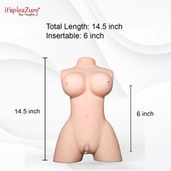 ItspleaZure Silicone Sex Doll Short Torso