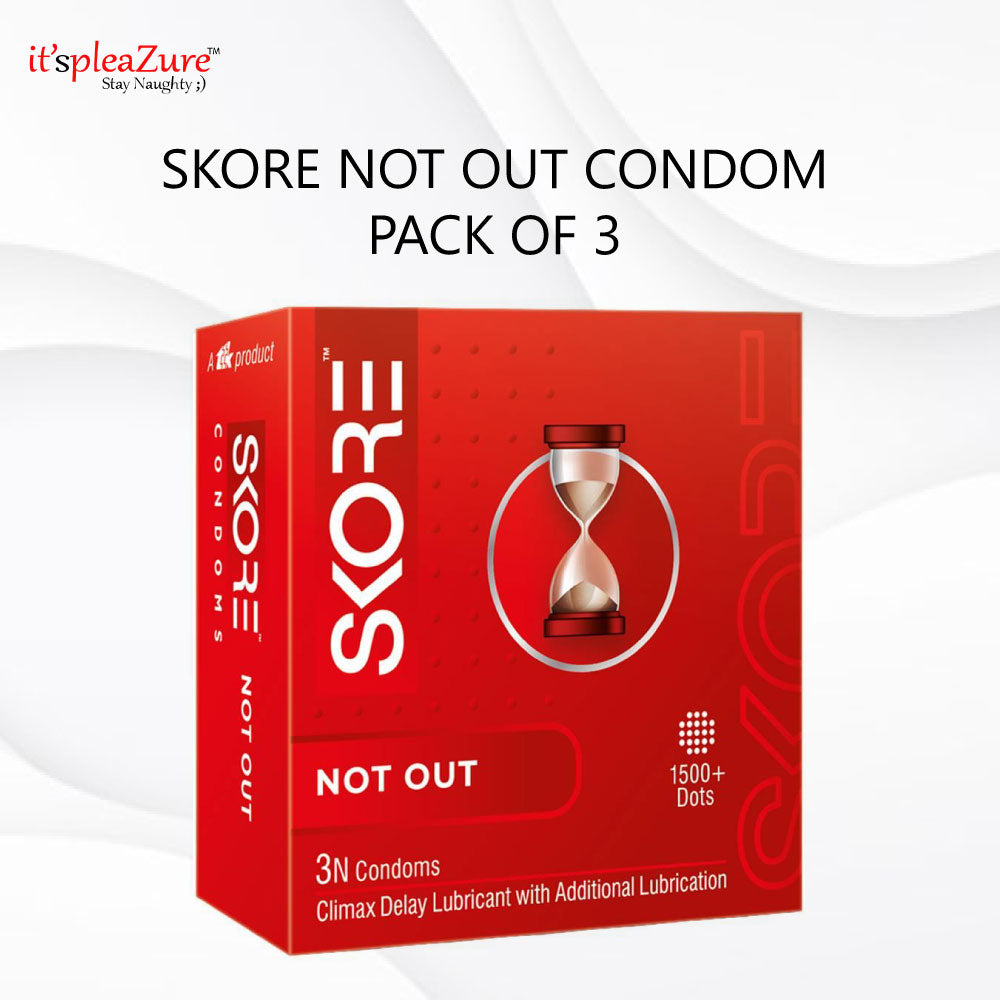 Skore Not out Dotted Condom Pack