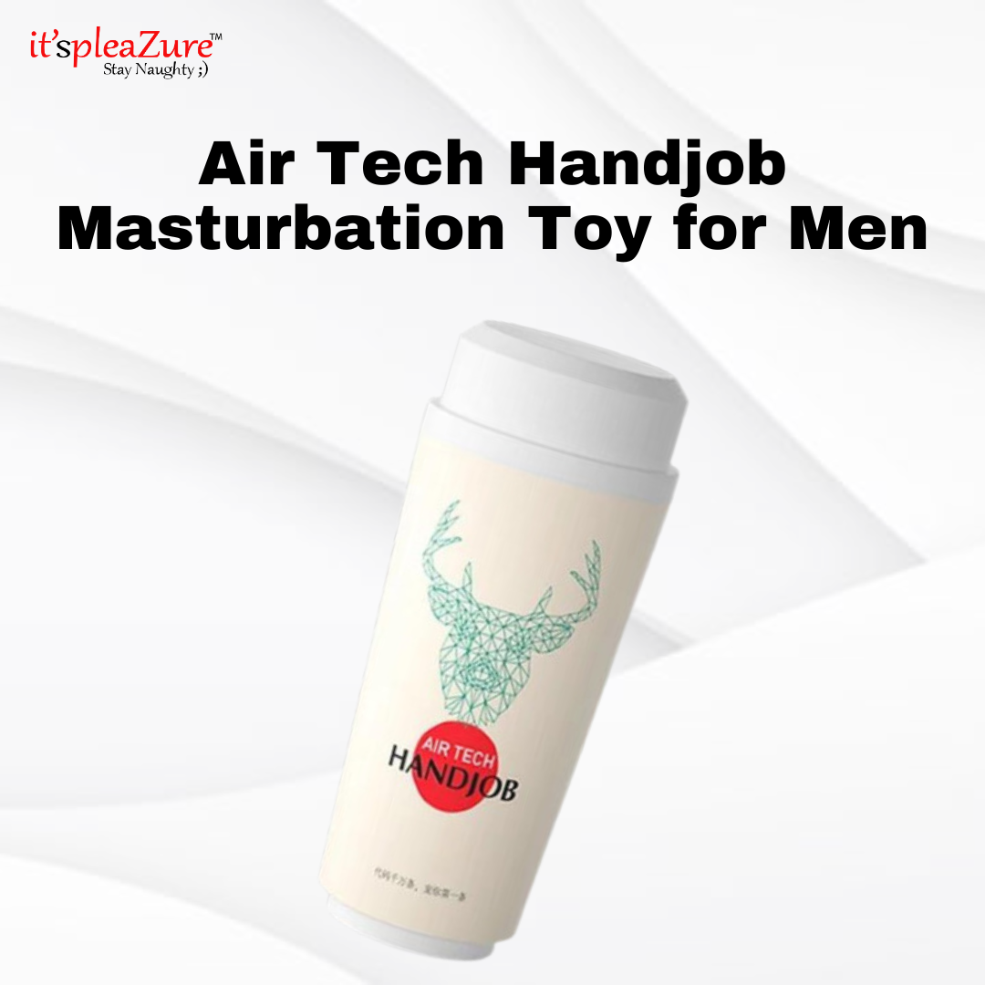 it'spleaZure Air Tech Handjob masturbation toy for men, displayed in packaging