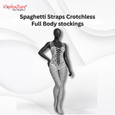 ItspleaZure Spaghetti Straps Crotchless Body stockings