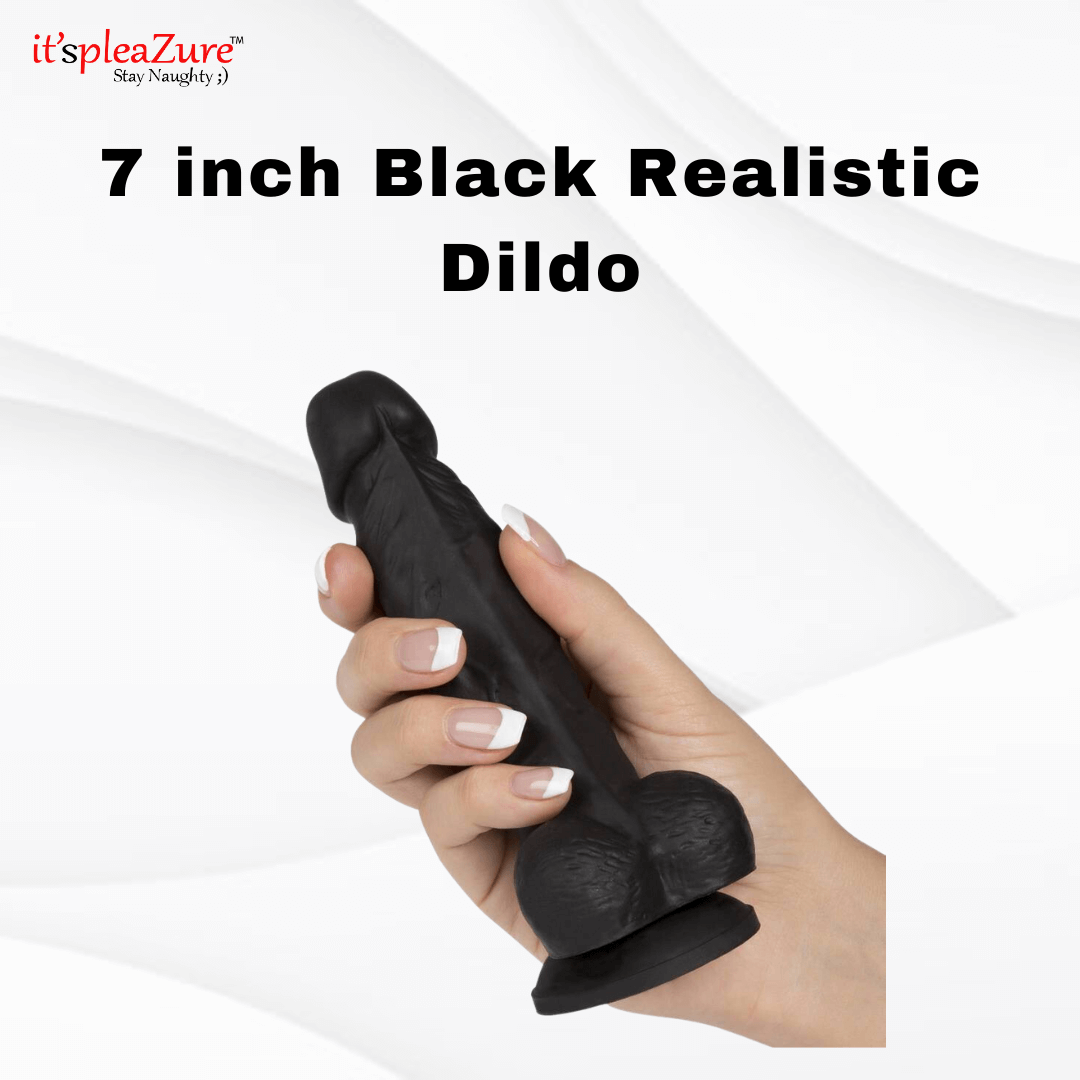 Silicone Black sex dildo for women on Itspleazure