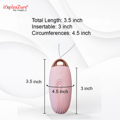 Insertable egg vibrator