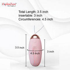 Insertable egg vibrator