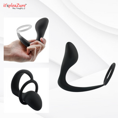 it'spleaZure Black Anal Prostate Plug – Body-safe silicone for men’s pleasure