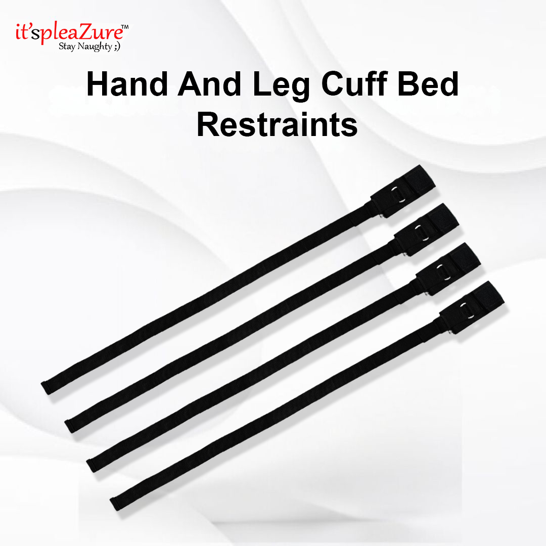 Black bed restraint