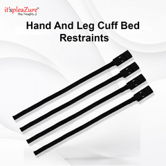Black bed restraint