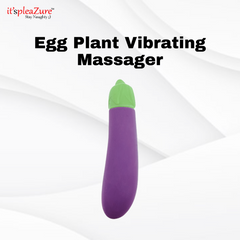 it'spleaZure Egg Plant Vibrating Massager – playful eggplant-shaped pleasure toy