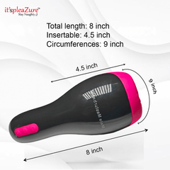 Male masturbator with vibrator