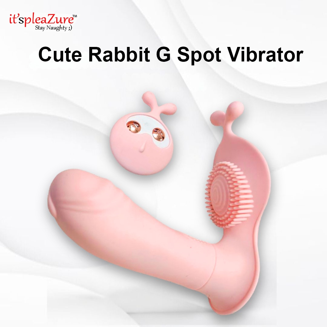 it'spleaZure Cute Rabbit G-spot vibrator - pink dual-stimulation toy