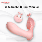 it'spleaZure Cute Rabbit G-spot vibrator - pink dual-stimulation toy