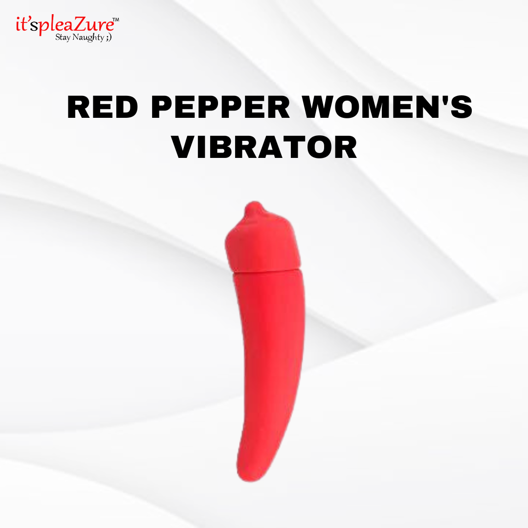 it'spleaZure Red Pepper Women's Vibrator – playful chili-shaped stimulator