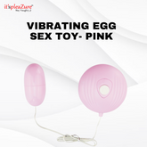 it'spleaZure Pink Vibrating Egg Sex Toy β compact pleasure egg with remote