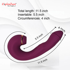 G-spot suction vibrator