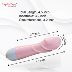 Product dimensions: 4.5-inch mini wand with 3.2-inch insertable length