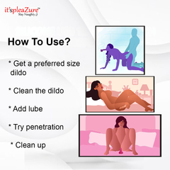 Beginner-friendly suction dildo