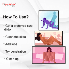 Beginner-friendly suction dildo