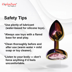 Anal toy safety tips from it'spleaZure- lubrication, cleaning and usage guidelines