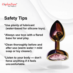 Anal toy safety tips from it'spleaZure- lubrication, cleaning and usage guidelines