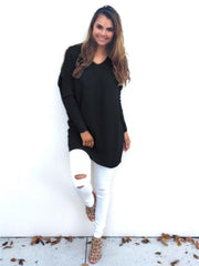 ItspleaZure Winter Style Full Sleeve Black Top for Women