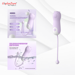 it’spleaZure LILO Little Monster Bear Vibrator features, including surging power, multi-frequency adjustment, and easy-to-clean silicone