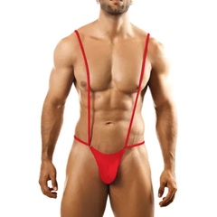 Itspleazure Red Sexy Mankini for Men