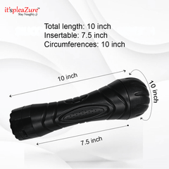 Men's Realistic Vibrating Pussy with Battery