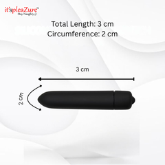 Itspleazure's Black Vibrating Anal Plug With Bullet