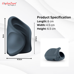 Vibrating penis massager for men on Itspleazure