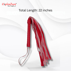 Length dimension graphic for the it'spleaZure red flogger, showing 22-inch total length