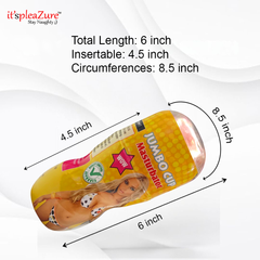 Jumbo cup Pocket Realistic Pussy Masturbating Toy For Men on Itspleazure