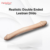 Itspleazure's Realistic Double Ended Silicone Lesbian Dildo-Skin Color