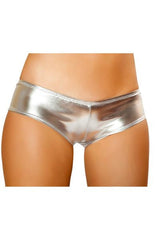Itspleazure Hot Silver Sexy Metallic Underwear for Women