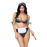ItspleaZure Black & White Maid Costume Bikini