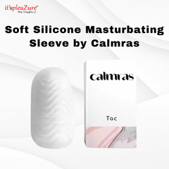 it'spleaZure Soft Silicone Masturbating Sleeve by Calmras - Compact male stroker with ergonomic Tac texture