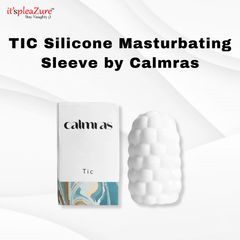it'spleaZure™ TIC Silicone Masturbating Sleeve - Reversible male stroker with dual-texture pleasure