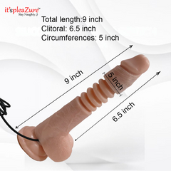 Realistic vibrating dildo