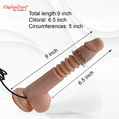 Realistic vibrating dildo