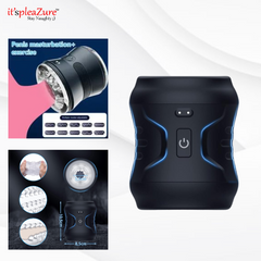 it'spleaZure transparent vibrating masturbator for men product display