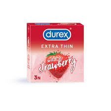 Durex Wild Strawberry Condom Pack of 3