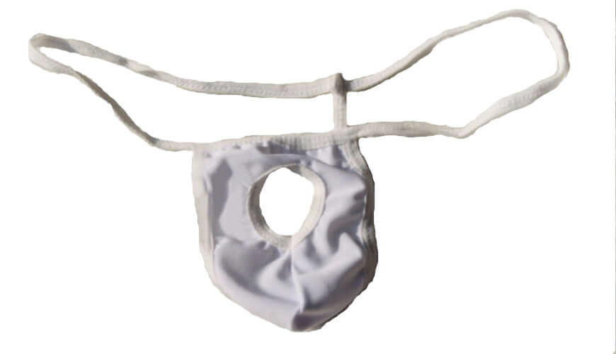 ItspleaZure White Thong for Men