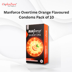Manforce Overtime Orange Delay Condoms – Pack of 10