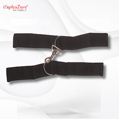 ItspleaZure Wide Black Belt Handcuffs