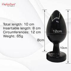 Black Jewel Anal Butt Plug from Itspleazure