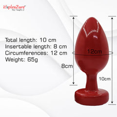 Red Jewel Anal butt plug from Itspleazure