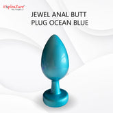 Blue Jewel Anal Butt Plug from Itspleazure
