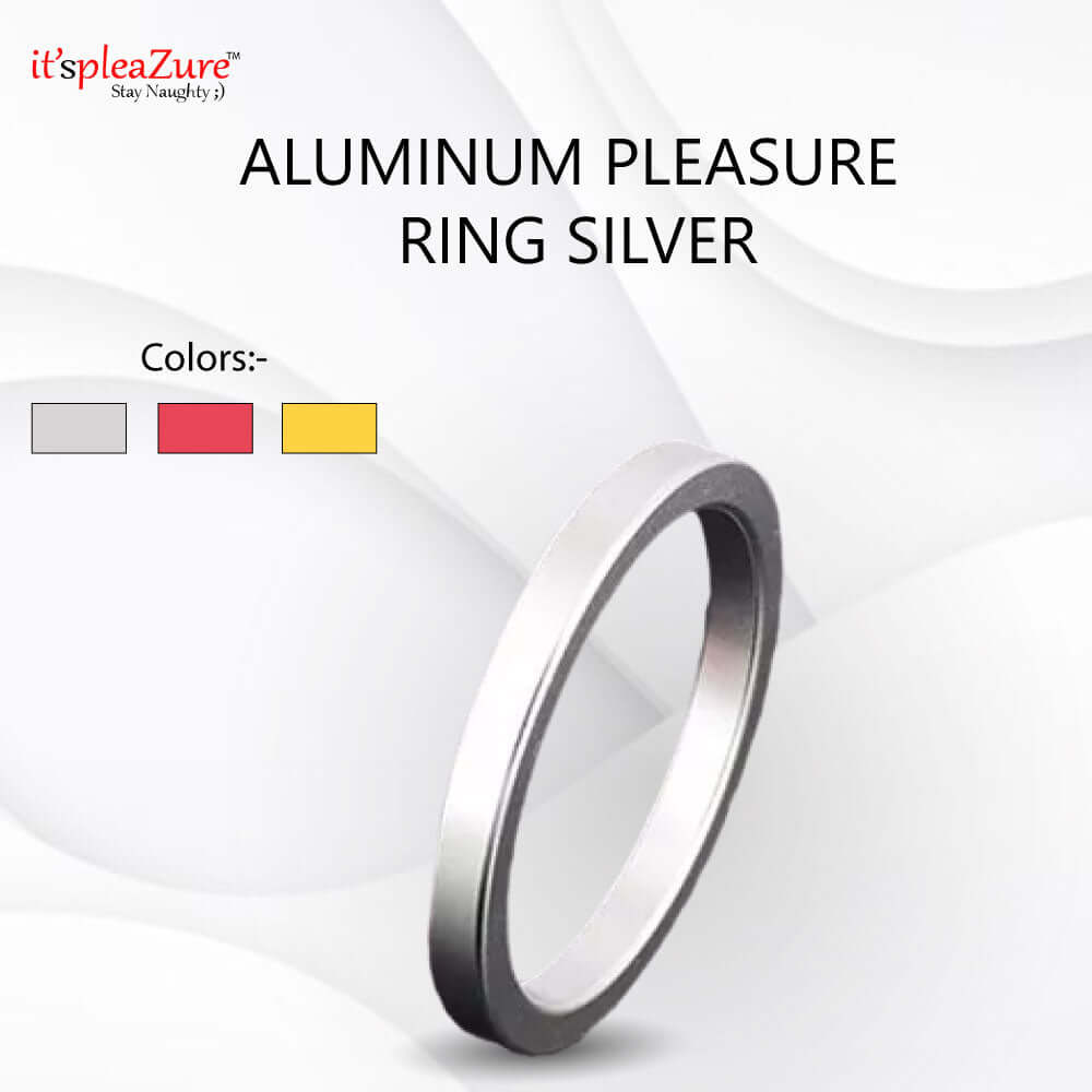 Aluminum Penis Ring- Silver at Itspleazure